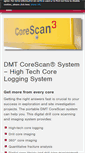 Mobile Screenshot of corescan.de